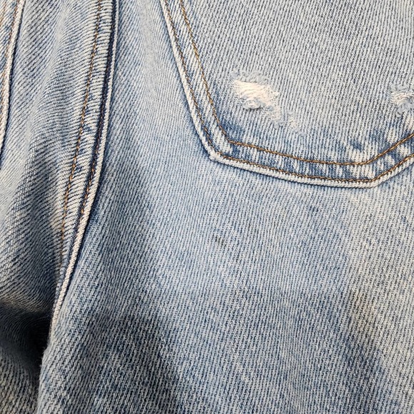 Zara women's size 2 distressed the 90's full length jeans - Picture 7 of 8